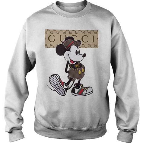 gucci crew neck mickey|gucci mickey mouse sweatshirt.